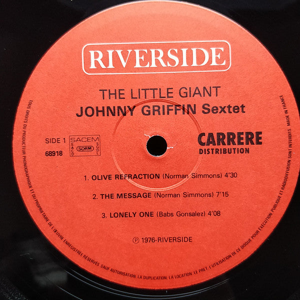 Johnny Griffin ~ The Little Giant (Vinyl) - Djungel & Jazz