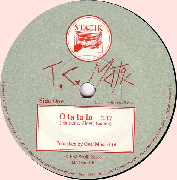 TC Matic ~ O La La La (Vinyl) - Djungel & Jazz