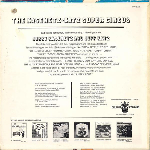 Kasenetz-Katz Super Circus ~ Quick Joey Small - I'm In Love With You (Vinyl) - Djungel & Jazz