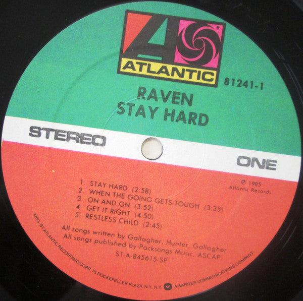 Raven ~ Stay Hard (Vinyl) - Djungel & Jazz