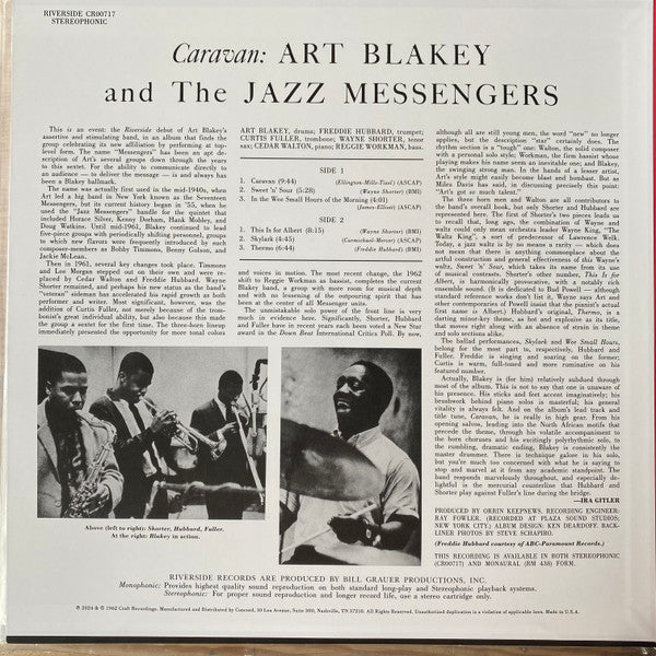 Art Blakey & The Jazz Messengers ~ Caravan (Vinyl) - Djungel & Jazz