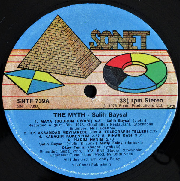 Salih Baysal ~ The Myth (Vinyl) - Djungel & Jazz
