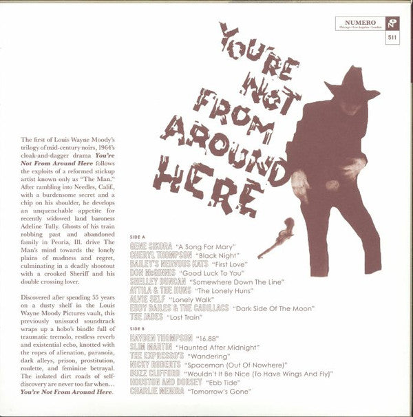 Various : You're Not From Around Here (LP, Comp, RE, Red)