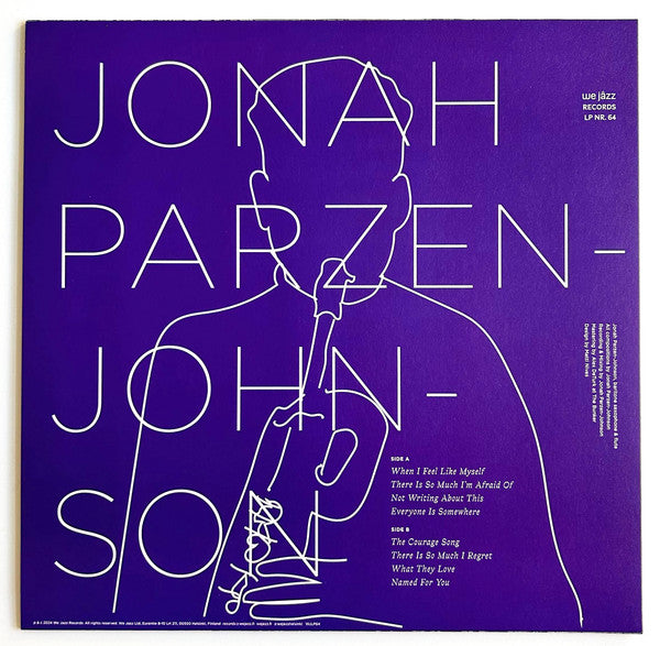 Jonah Parzen-Johnson ~ You're Never Really Alone (Vinyl) - Djungel & Jazz
