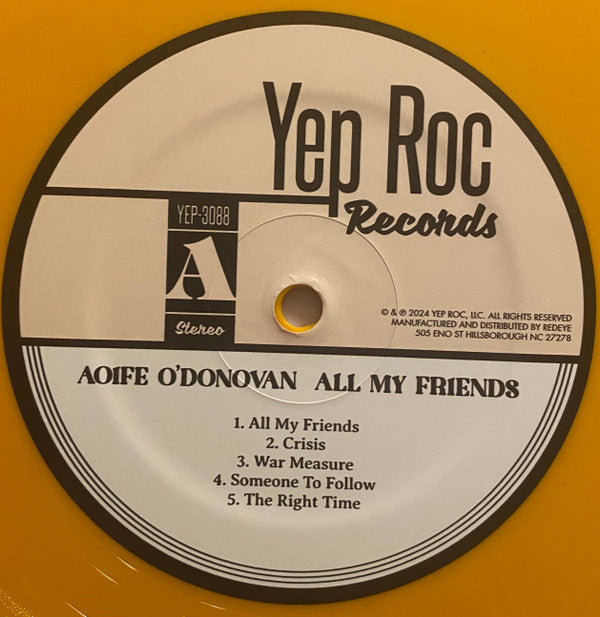 Aoife O'Donovan : All My Friends (LP, Album, S/Edition, Och)