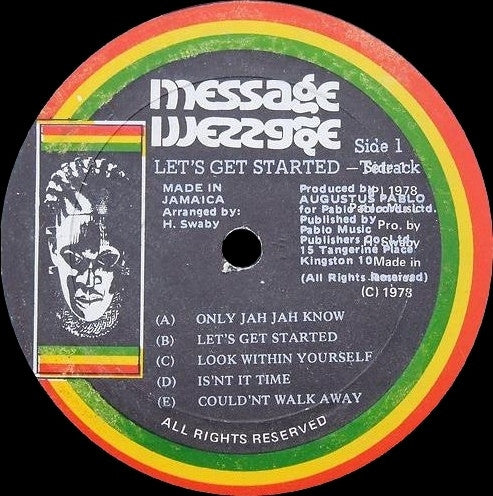 Tetrack : Let's Get Started (LP, Album, RE)