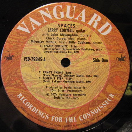 Larry Coryell ~ Spaces (Vinyl) - Djungel & Jazz