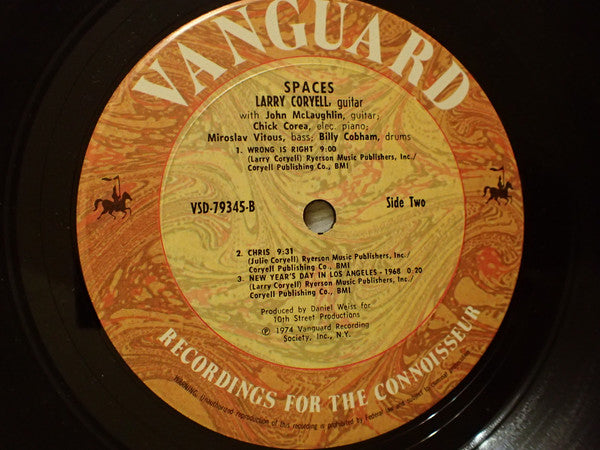 Larry Coryell ~ Spaces (Vinyl) - Djungel & Jazz