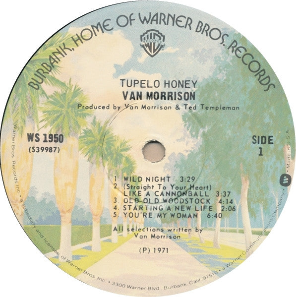 Van Morrison ~ Tupelo Honey (Vinyl) - Djungel & Jazz