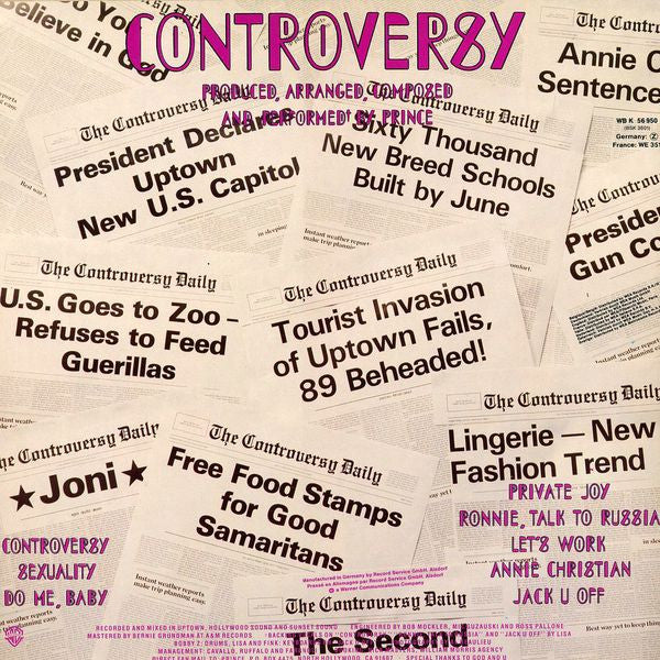 Prince ~ Controversy (Vinyl) - Djungel & Jazz