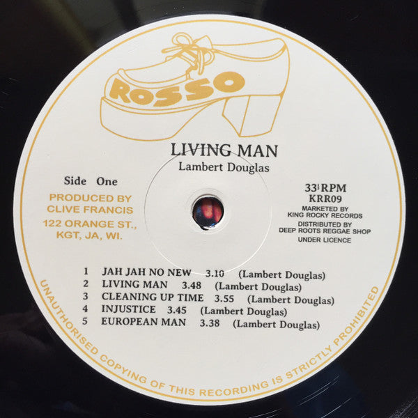 Lambert Douglas : Living Man (LP, Album, Ltd, RE)
