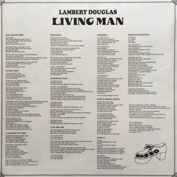 Lambert Douglas : Living Man (LP, Album, Ltd, RE)