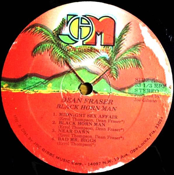 Dean Fraser : Black Horn Man (LP, Album)