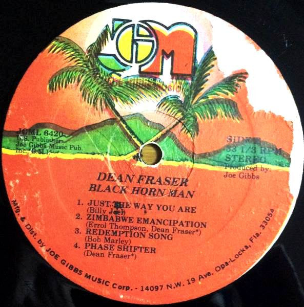 Dean Fraser : Black Horn Man (LP, Album)