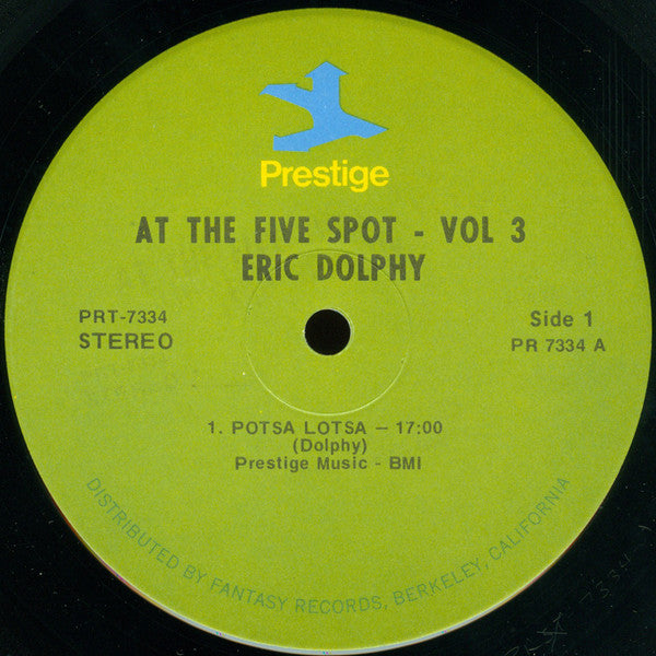Eric Dolphy & Booker Little : Memorial Album Recorded Live At The Five Spot (LP, Album, RE)