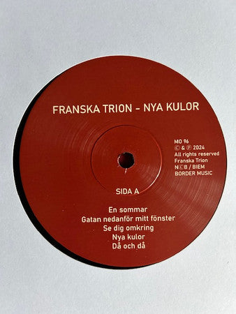 Franska Trion ~ Nya Kulor (Vinyl) - Djungel & Jazz