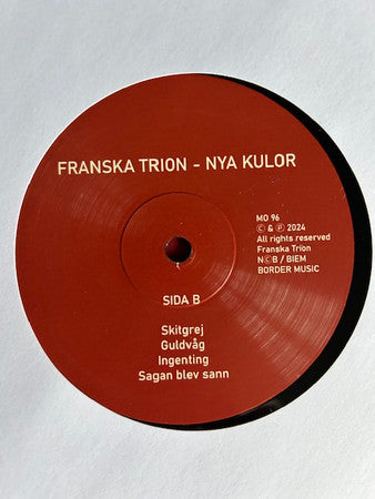 Franska Trion ~ Nya Kulor (Vinyl) - Djungel & Jazz