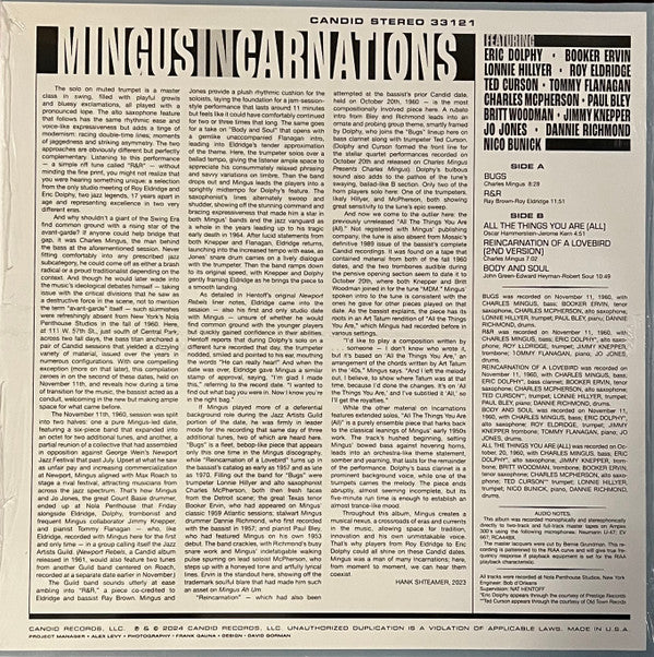 Charles Mingus ~ Incarnations (Vinyl) - Djungel & Jazz
