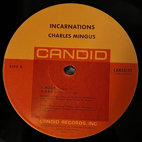 Charles Mingus ~ Incarnations (Vinyl) - Djungel & Jazz