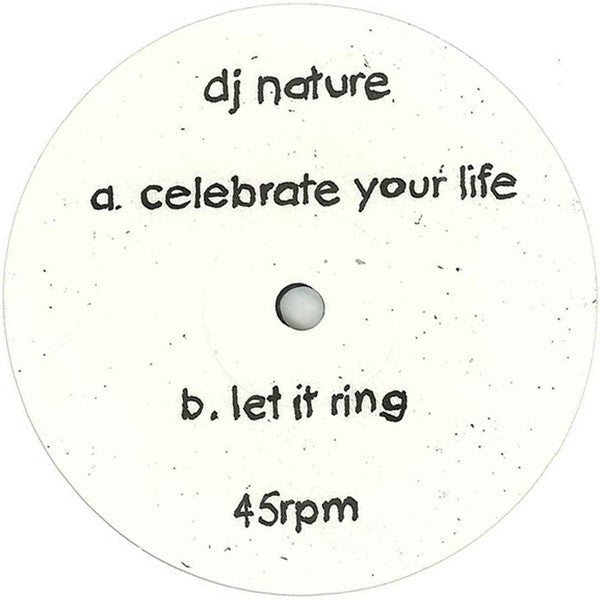 DJ Nature : Celebrate Your Life (12")