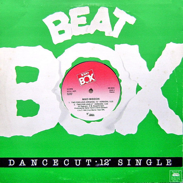 Miko Mission ~ Two For Love (Re-edit) (Vinyl) - Djungel & Jazz