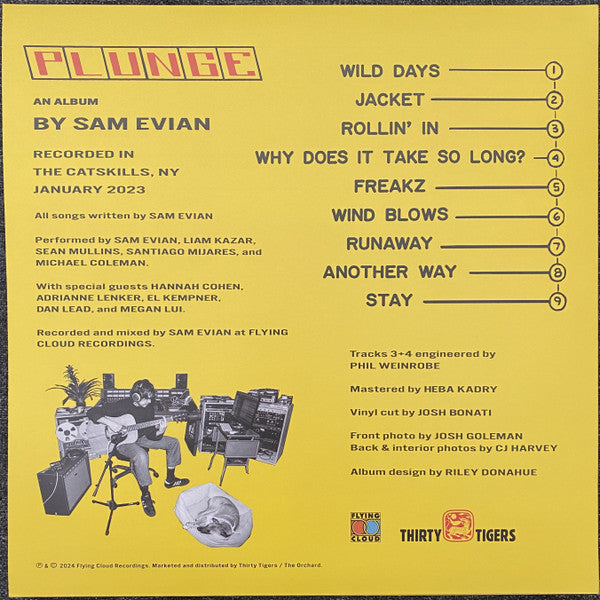 Sam Evian ~ Plunge (Vinyl) - Djungel & Jazz