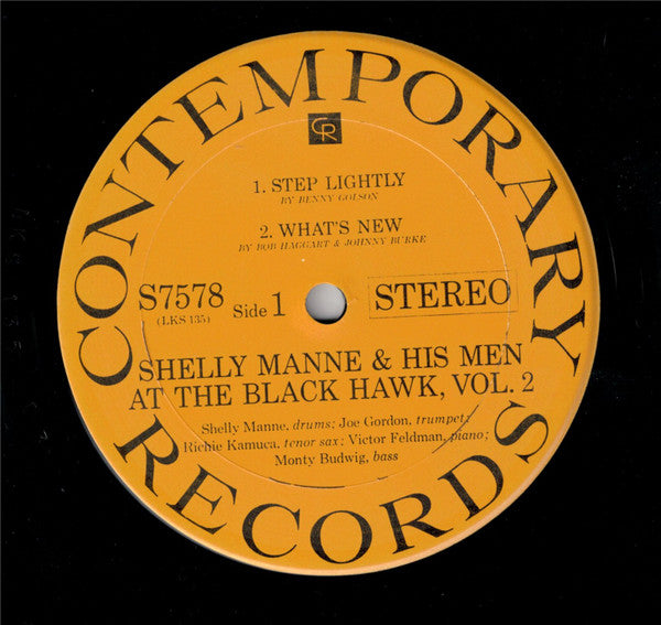 Shelly Manne & His Men ~ At The Black Hawk, Vol. 2 (Vinyl) - Djungel & Jazz
