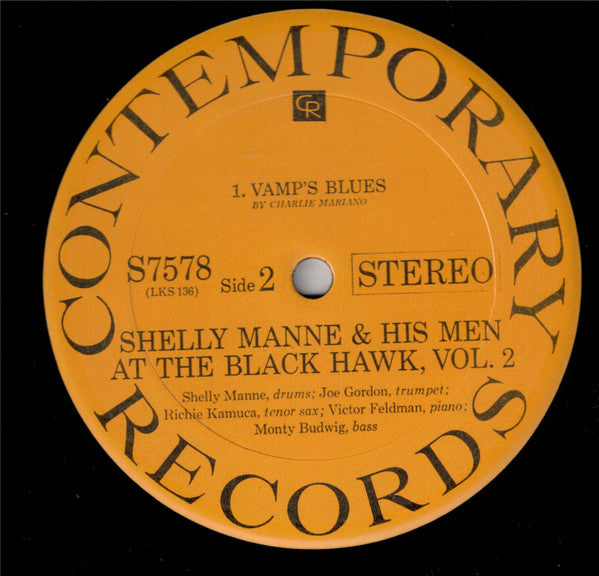 Shelly Manne & His Men ~ At The Black Hawk, Vol. 2 (Vinyl) - Djungel & Jazz