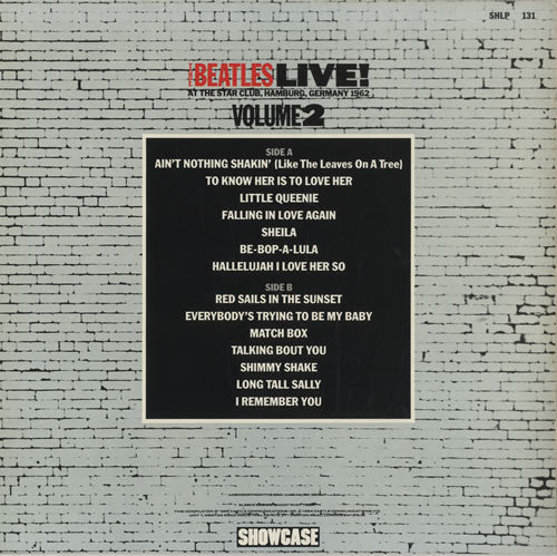 The Beatles ~ Live! At The Star Club, Hamburg, Germany 1962 (Volume 2) (Vinyl) - Djungel & Jazz