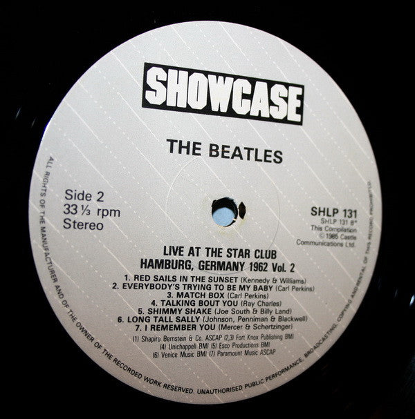 The Beatles ~ Live! At The Star Club, Hamburg, Germany 1962 (Volume 2) (Vinyl) - Djungel & Jazz