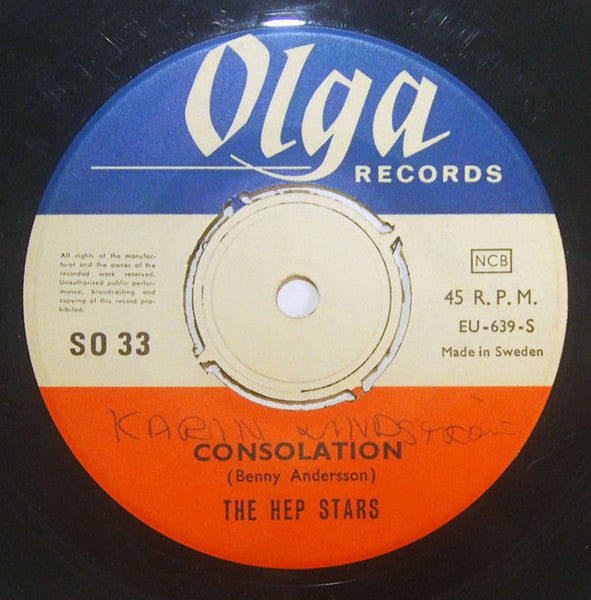 Hep Stars ~ Consolation / Don't (Vinyl) - Djungel & Jazz