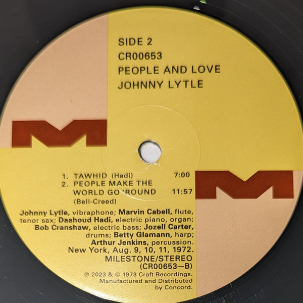 Johnny Lytle ~ People & Love (Vinyl) - Djungel & Jazz