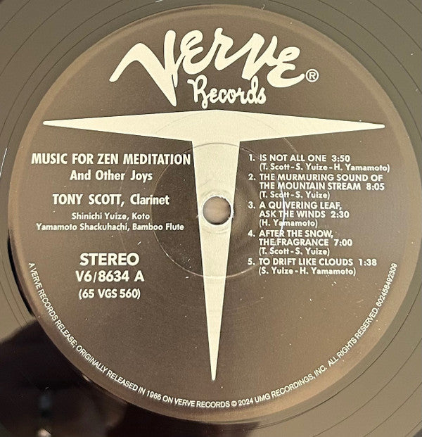Tony Scott ~ Music For Zen Meditation And Other Joys (Vinyl) - Djungel & Jazz