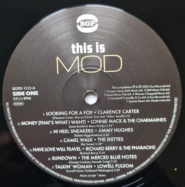 Various ~ This Is Mod 1960-1968 (Vinyl) - Djungel & Jazz