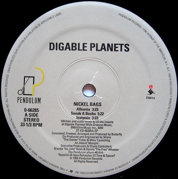 Digable Planets ~ Nickel Bags (Vinyl) - Djungel & Jazz