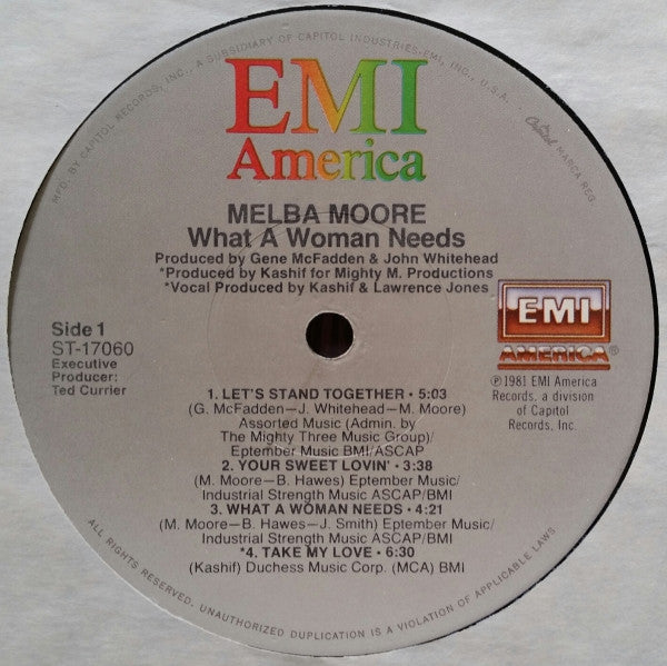 Melba Moore ~ What A Woman Needs (Vinyl) - Djungel & Jazz