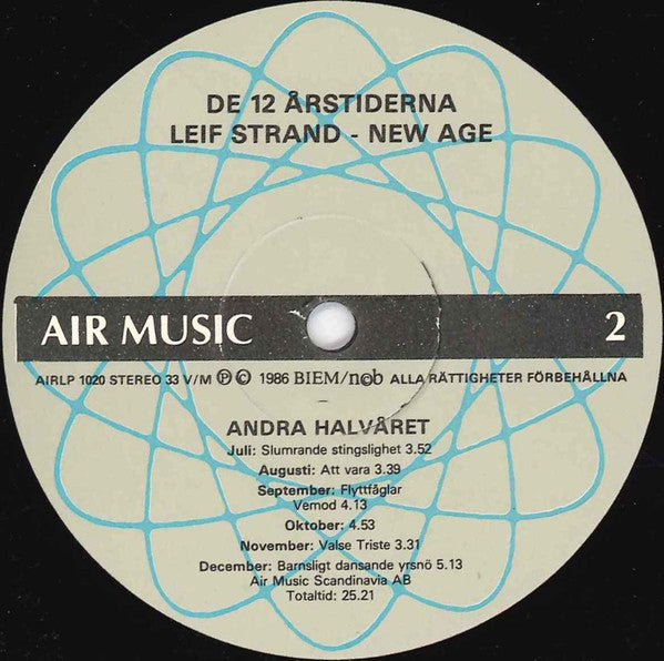 Leif Strand ~ New Age / De 12 Årstiderna (Vinyl) - Djungel & Jazz