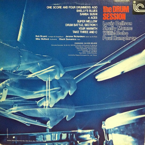 Paul Humphrey • Shelly Manne • Willie Bobo • Louis Bellson ~ The Drum Session (Vinyl) - Djungel & Jazz