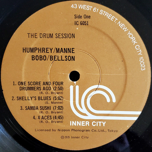 Paul Humphrey • Shelly Manne • Willie Bobo • Louis Bellson ~ The Drum Session (Vinyl) - Djungel & Jazz