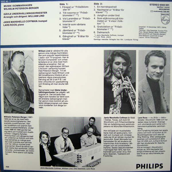 Wilhelm Peterson-Berger ~ Musik I Sommarhagen (Vinyl) - Djungel & Jazz