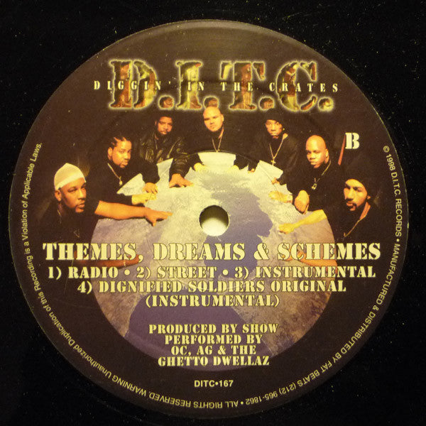 D.I.T.C. ~ Dignified Soldiers / Themes, Dreams & Schemes (Vinyl) - Djungel & Jazz