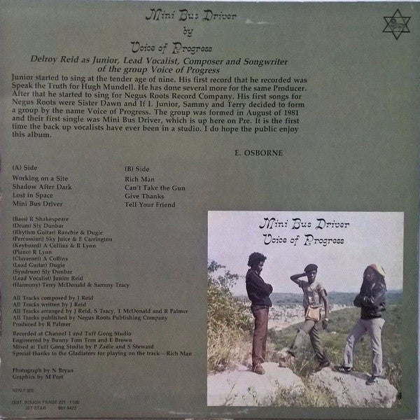 Voice Of Progress : Mini Bus Driver (LP, Album)