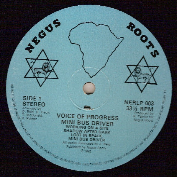 Voice Of Progress : Mini Bus Driver (LP, Album)