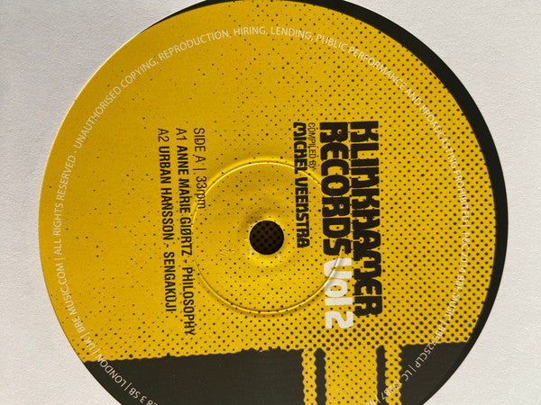 Michel Veenstra ~ Klinkhamer Records Vol 2 (Vinyl) - Djungel & Jazz