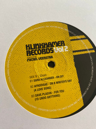 Michel Veenstra ~ Klinkhamer Records Vol 2 (Vinyl) - Djungel & Jazz