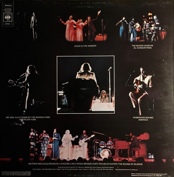 Paul Simon With Urubamba And The Jessy Dixon Singers ~ Paul Simon In Concert Live Rhymin' (Vinyl) - Djungel & Jazz