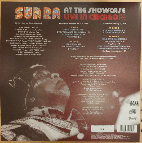 Sun Ra ~ At The Showcase: Live In Chicago 1976-1977 (Vinyl) - Djungel & Jazz