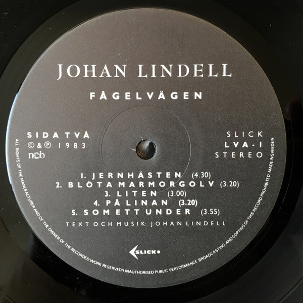 Johan Lindell ~ Fågelvägen (Vinyl) - Djungel & Jazz