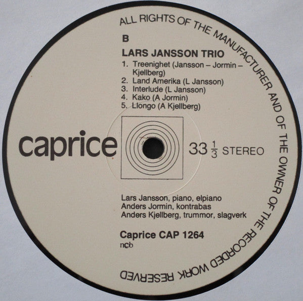 Lars Jansson Trio ~ Sadhana (Vinyl) - Djungel & Jazz