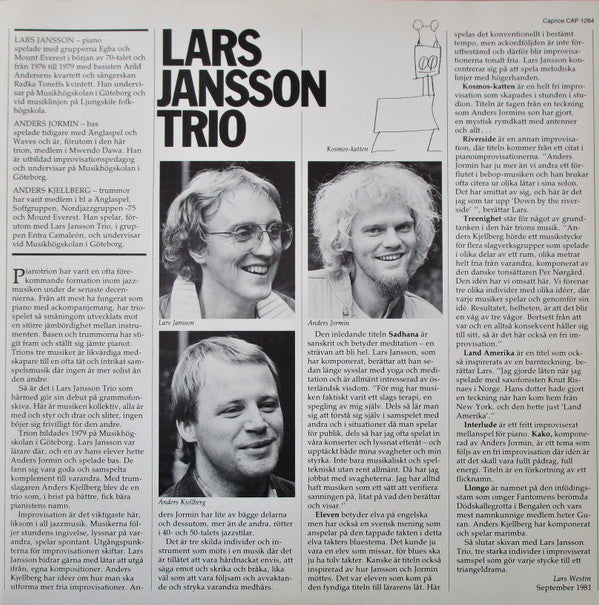 Lars Jansson Trio ~ Sadhana (Vinyl) - Djungel & Jazz